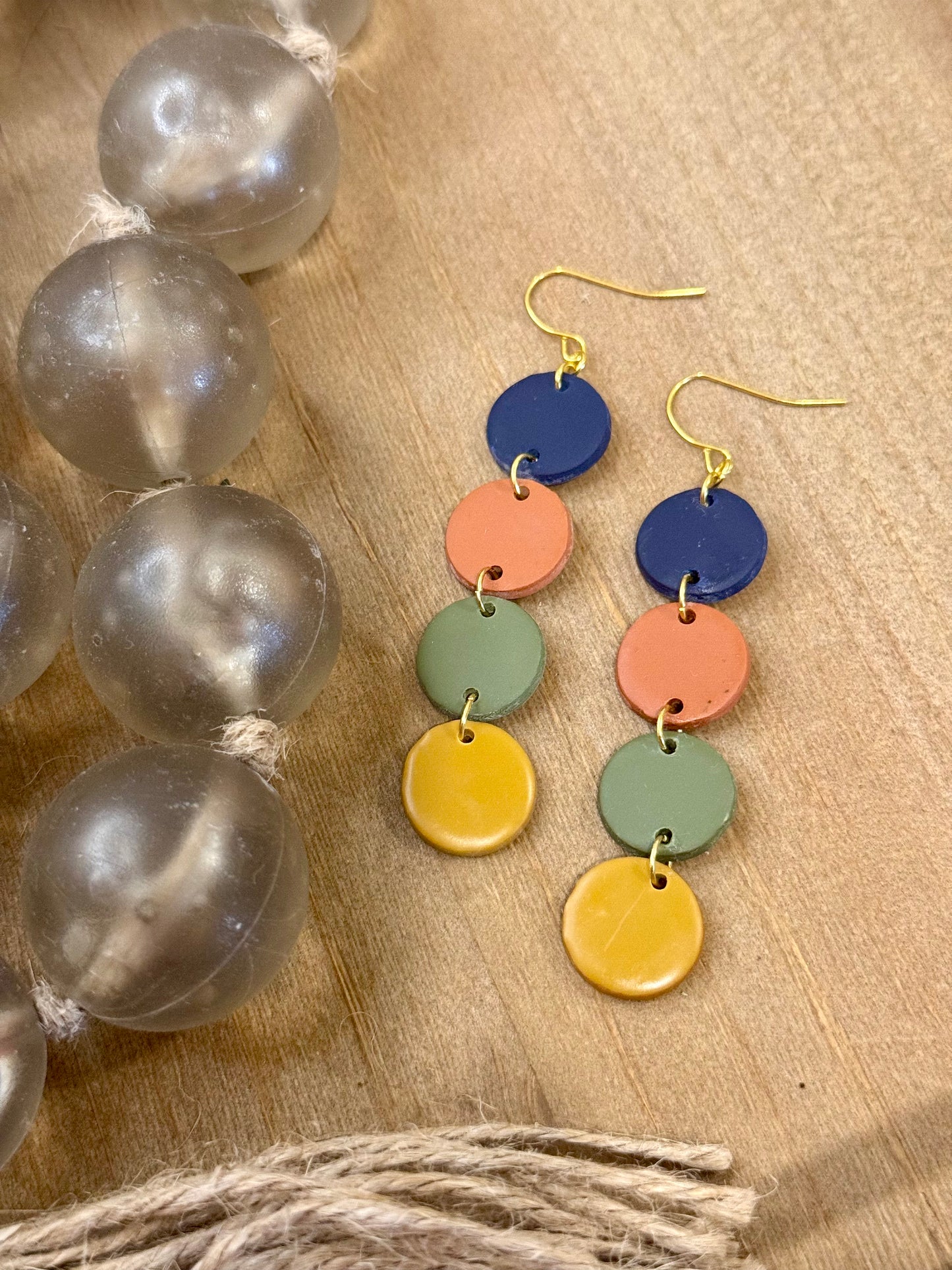 Colorful Multi-Drop Earrings