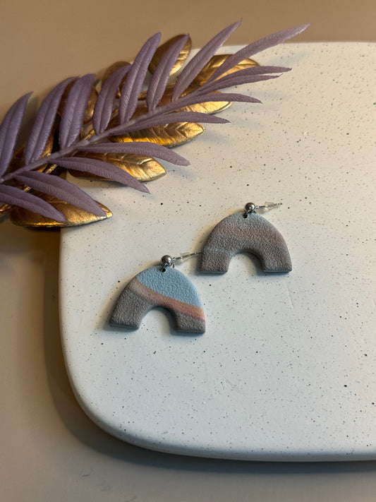 Abstract Arched Earrings