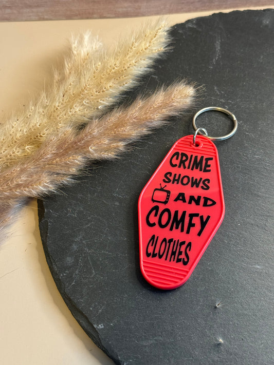 True Crime Motel Key Chain