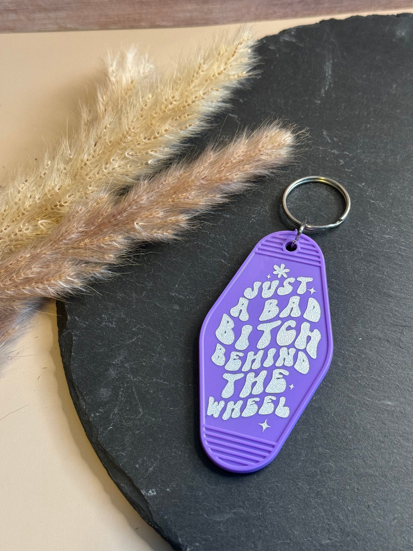 Bad Bitch Motel Key Chain